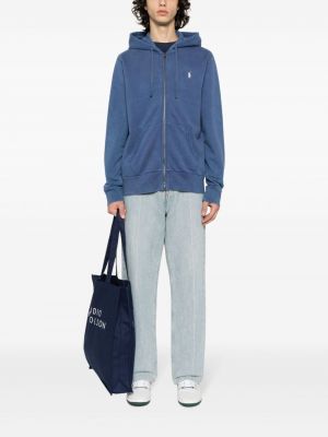 Polokošile na zip Polo Ralph Lauren modré