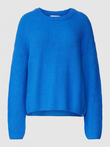 Dzianinowy sweter Armedangels niebieski