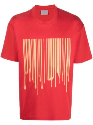 T-shirt con stampa Vtmnts rosso