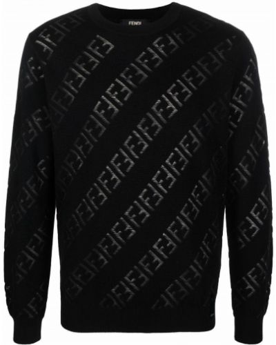 Jersey de tela jersey Fendi negro