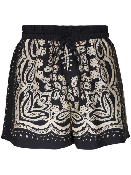 Paisley painettu shortsit Nili Lotan musta