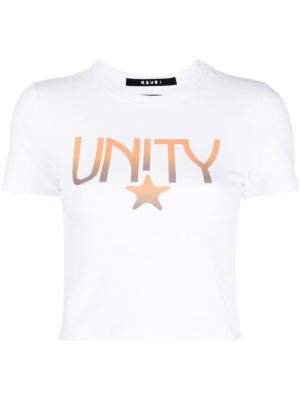 T-shirt à motif étoile Ksubi blanc