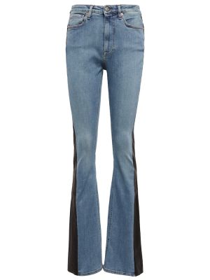 Bootcut džínsy s vysokým pásom 3x1 N.y.c. modrá