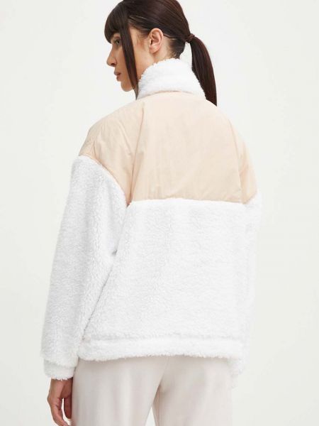Gyapjú pulóver Roxy fehér