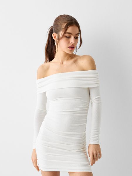 Mini robe Bershka blanc