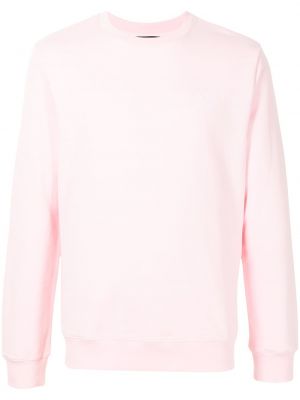 Sudadera con bordado de algodón A.p.c. rosa