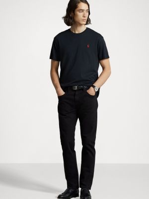 Базовая футболка слим Polo Ralph Lauren черная