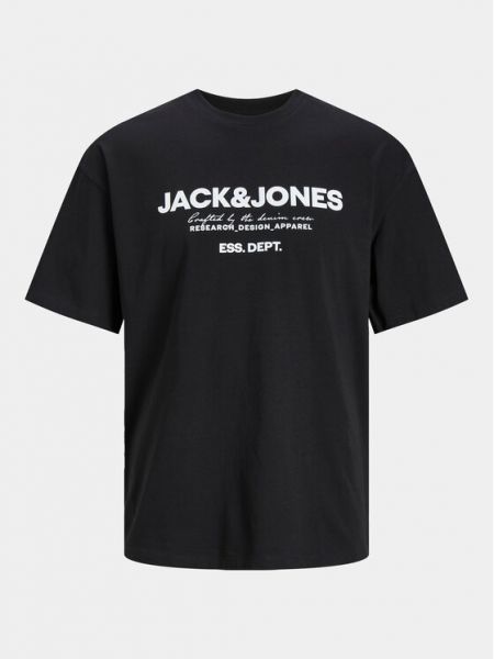 Relaxed fit marškinėliai Jack&jones juoda