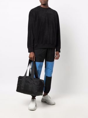 Veliūrinis siuvinėtas džemperis Carhartt Wip juoda