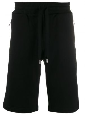 Pantalones cortos deportivos con cordones Dolce & Gabbana negro