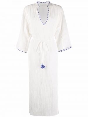 V-hals dress Tory Burch hvit