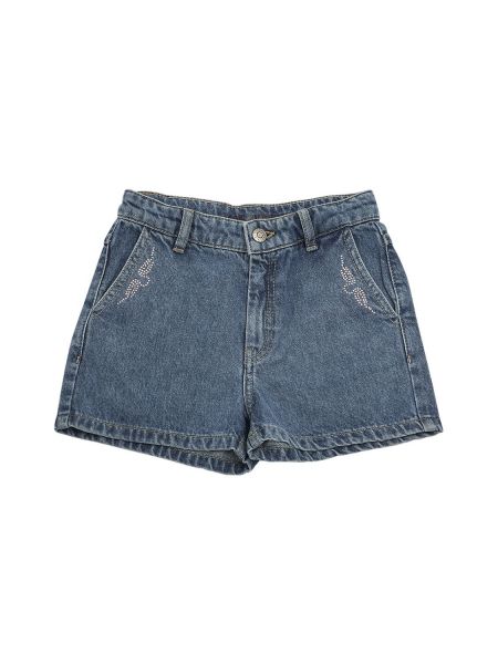 Bomull jeans-shorts for jenter Zadig&voltaire blå