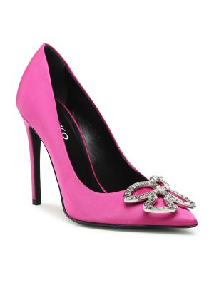 Полуотворени обувки с ток Pinko розово