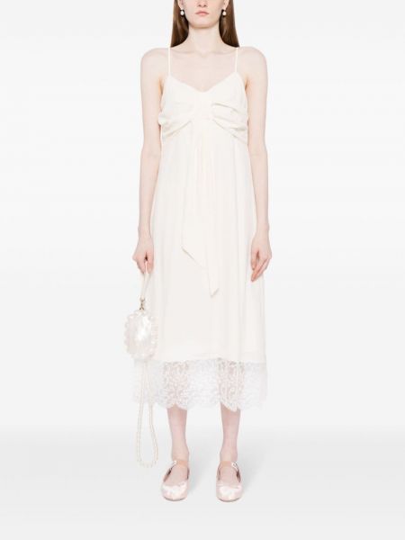 Sukienka z kokardką Simone Rocha biała