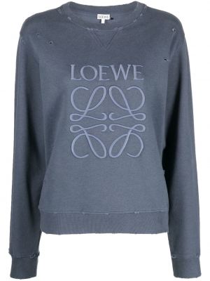 Brodert sweatshirt Loewe blå