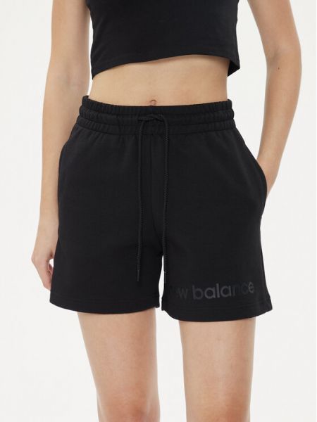 Pantaloni scurți sport New Balance negru