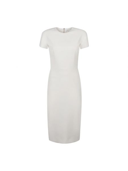 Sukienka midi Victoria Beckham biała