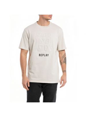 T-shirt Replay beige