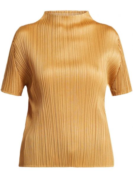 T-paita Pleats Please Issey Miyake oranssi