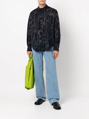 Proste jeansy relaxed fit Eckhaus Latta
