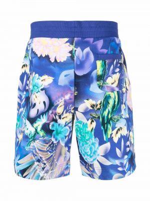 Shorts mit print Moschino blau