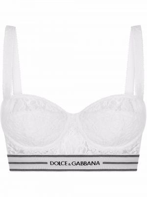 Sujetador de encaje Dolce & Gabbana blanco
