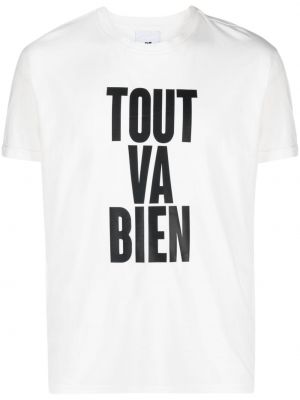 T-shirt avec imprimé slogan en coton à imprimé Pt Torino