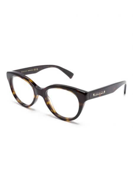 Brýle Gucci Eyewear hnědé