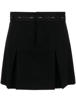 Plisované mini sukně Liu Jo černé