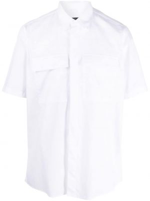 Bavlněná košile Low Brand bílá