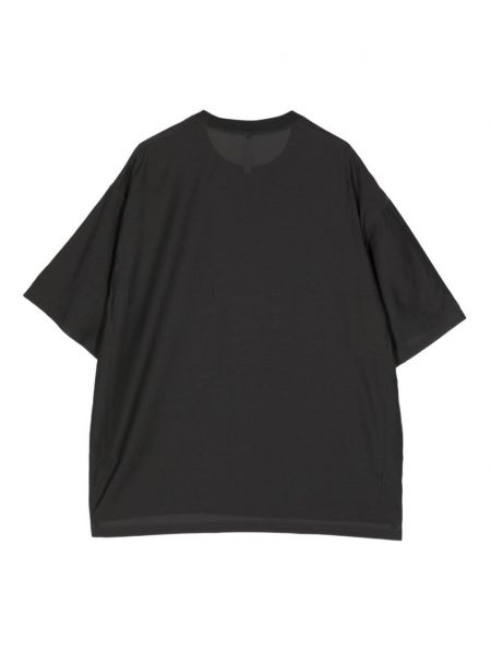 T-shirt col rond Attachment gris