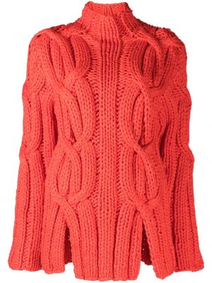 Chunky пуловер Dion Lee червено