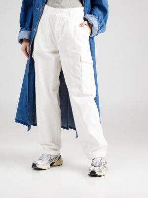 Pantaloni cu buzunare Carhartt Wip alb