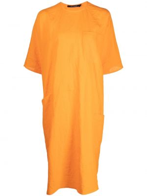 Ленена рокля с джобове Sofie D'hoore оранжево