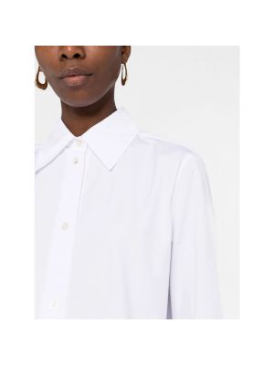 Camisa de algodón Jil Sander blanco