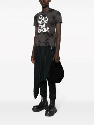 Pelz shopper handtasche aus baumwoll Black Comme Des Garçons schwarz