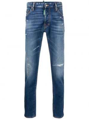 Nødlidende jeans med normal passform Dsquared2 blå