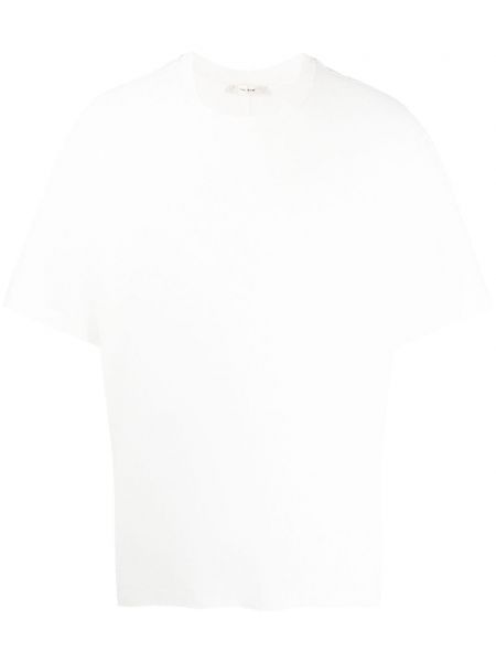 Βαμβακερή μπλούζα The Row λευκό
