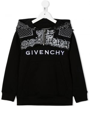 Kort tröja för tjejer Givenchy Kids svart