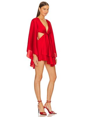 Mini robe Michael Costello rouge