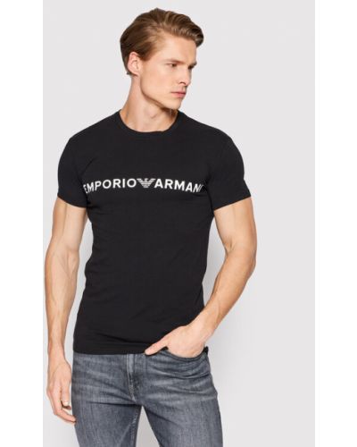 Emporio Armani Underwear Tricou 111035 2R516 00020 Negru Regular Fit