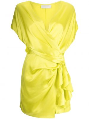 Sukienka mini Michelle Mason - Żółty