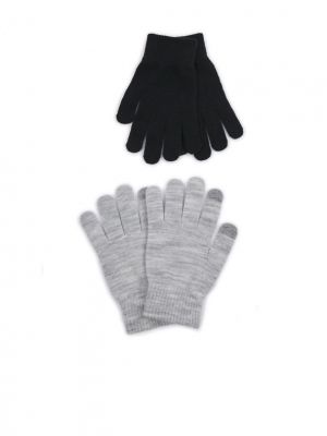 Czarne rękawiczki Orsay