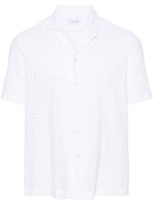 Koszula bawełniana Tagliatore biała