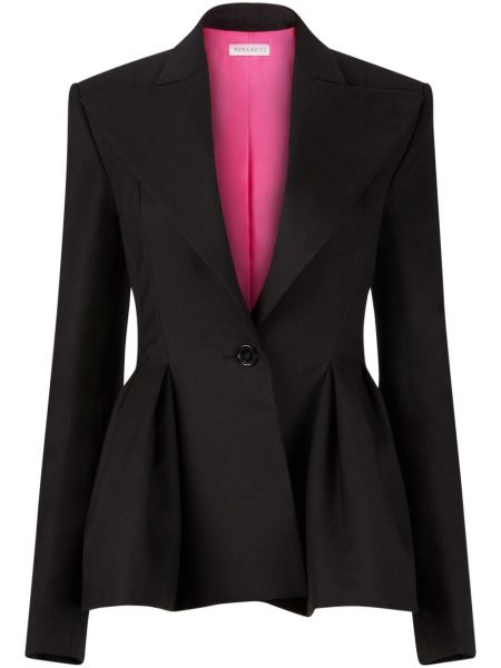 Peplum yün blazer Nina Ricci