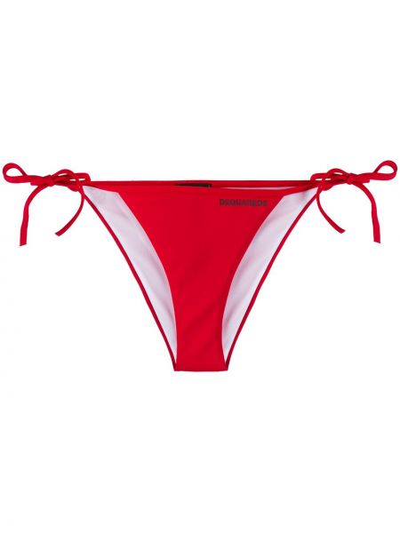 Bikini con lazo Dsquared2 rojo