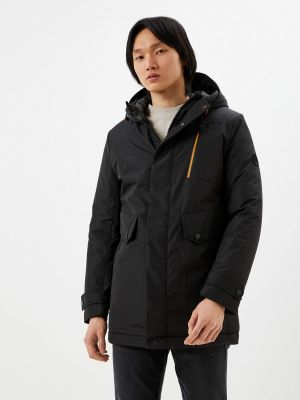 Утепленная демисезонная куртка Morozoff черная