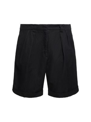 Pantalones cortos de algodón Aspesi negro