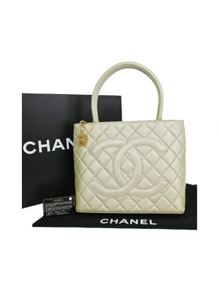 Bolsa de hombro de cuero retro Chanel Vintage