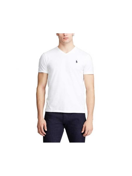 Koszulka slim fit klasyczna Polo Ralph Lauren biała